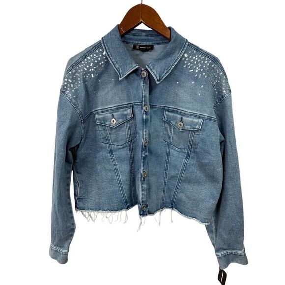 I.N.C International Concepts Women’s Jean Jackets sz L NEW #G378 - Picture 1 of 10